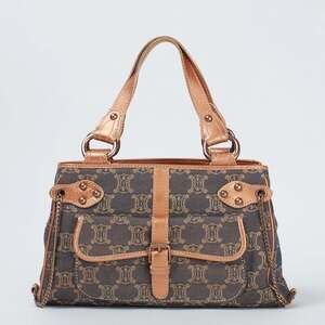 Triomphe Denim Tote Bag